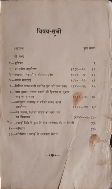 विषय-सूची (मूल)